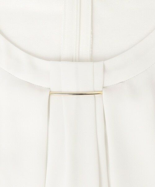 23区 / ニジュウサンク カットソー | 【洗える】シルキーデシン バーアクセント ブラウス | 詳細10