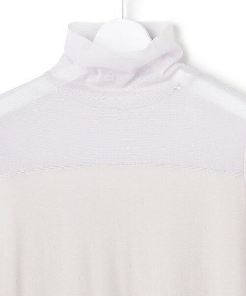 23区 / ニジュウサンク カットソー | 【洗える】チュールフライス シアーハイネック カットソー | 詳細11