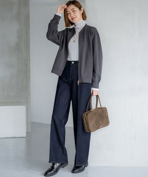 23区 / ニジュウサンク カットソー | 【洗える】チュールフライス シアーハイネック カットソー | 詳細9