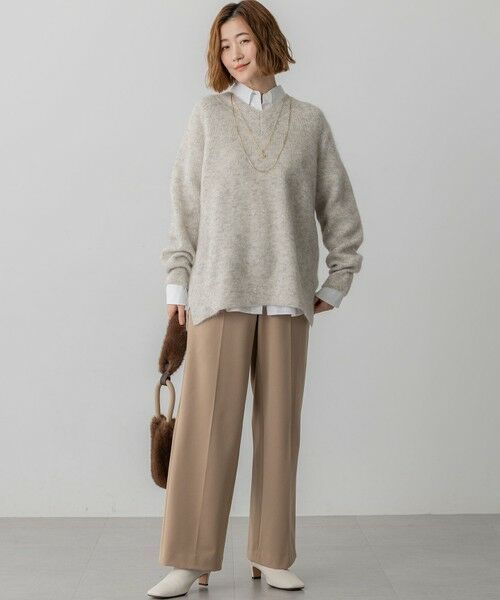 23区 / ニジュウサンク ニット・セーター | モヘヤミックススパングル Vネック ニット | 詳細2