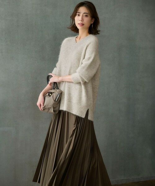 23区 / ニジュウサンク ニット・セーター | モヘヤミックススパングル Vネック ニット | 詳細1