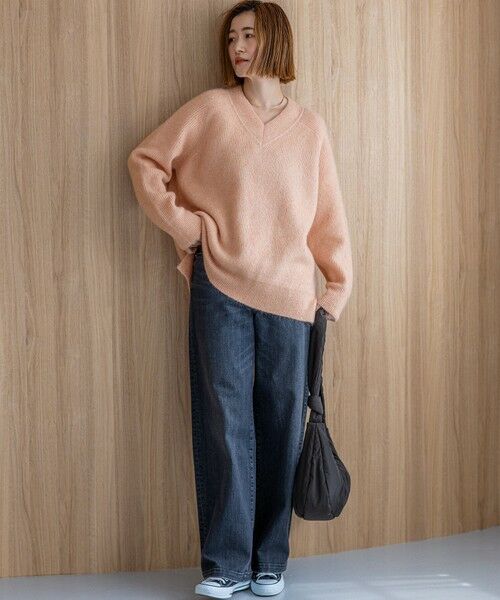 23区 / ニジュウサンク ニット・セーター | モヘヤミックススパングル Vネック ニット | 詳細4