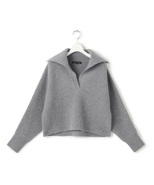 23区 / ニジュウサンク ニット・セーター | 【洗える】ウールカシミヤチャンキー クロップド スキッパーニット | 詳細5