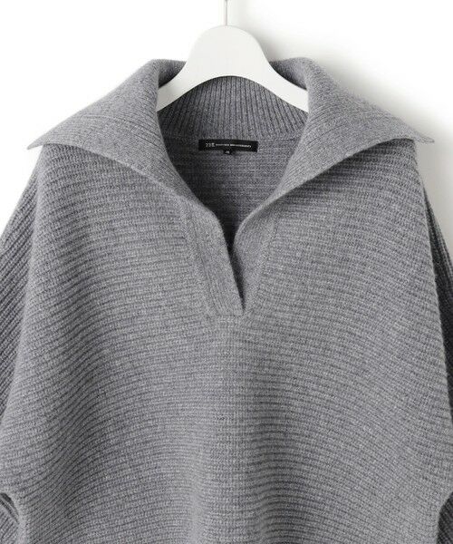23区 / ニジュウサンク ニット・セーター | 【洗える】ウールカシミヤチャンキー クロップド スキッパーニット | 詳細6