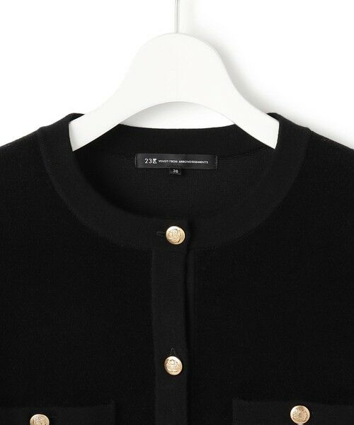 23区 / ニジュウサンク カーディガン・ボレロ | 【洗える】ベロアニット カーディガン | 詳細8
