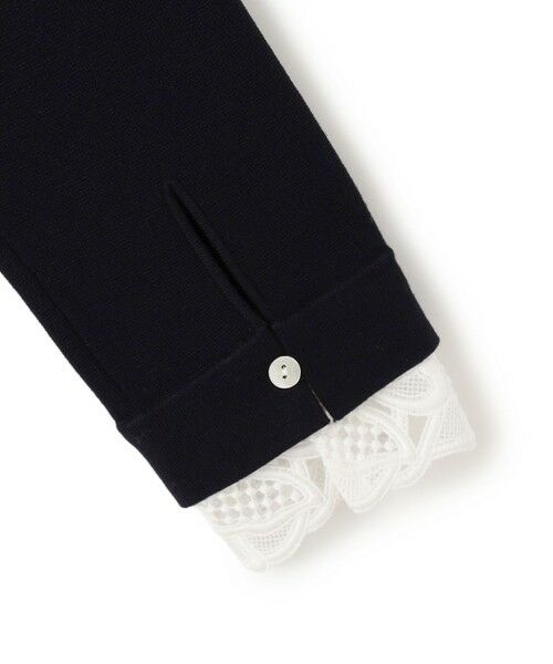 23区 / ニジュウサンク ミニ丈・ひざ丈ワンピース | 【洗える/吊り干しOK】ヴィスコースストレッチ レース襟 ワンピース | 詳細12