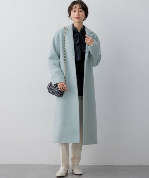 23区 / ニジュウサンク ロング・マキシ丈ワンピース | ニットセットアップ プリーツコンビ ワンピース | 詳細30