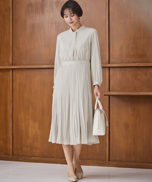 23区 / ニジュウサンク ロング・マキシ丈ワンピース | 【洗える】クリスタルアムンゼン ウエスト切り替え ワンピース | 詳細2