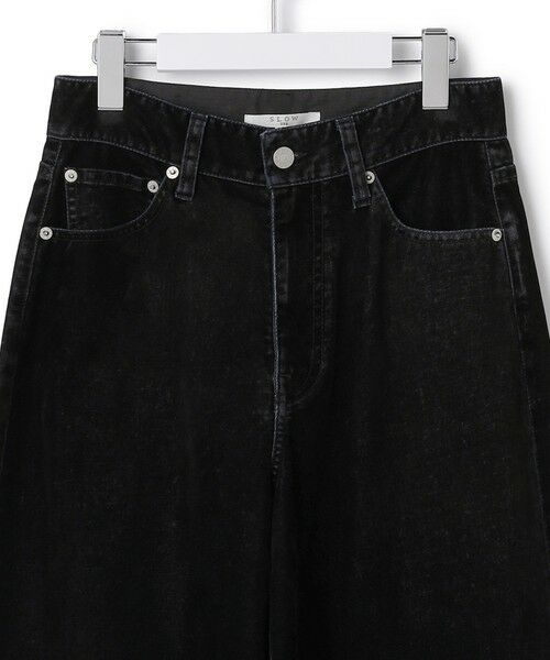 23区 / ニジュウサンク デニムパンツ | 【SLOW/一部店舗限定】フロッキーデニム ワイドパンツ | 詳細4