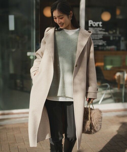 23区 / ニジュウサンク その他パンツ | 【洗える】ウォームストレッチ テーパード パンツ | 詳細12