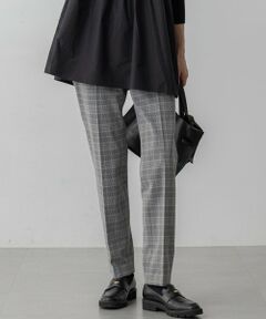 23区 / ニジュウサンク その他パンツ | 【Oggi掲載/洗える】ウォームストレッチ チェック テーパード パンツ