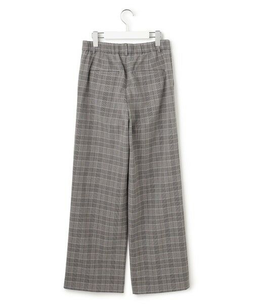 23区 / ニジュウサンク その他パンツ | 【洗える】ウォームストレッチ チェック ワイド パンツ | 詳細8