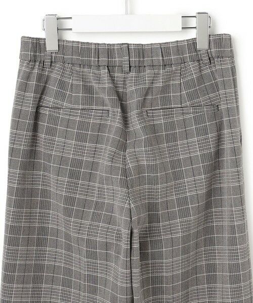 23区 / ニジュウサンク その他パンツ | 【洗える】ウォームストレッチ チェック ワイド パンツ | 詳細9