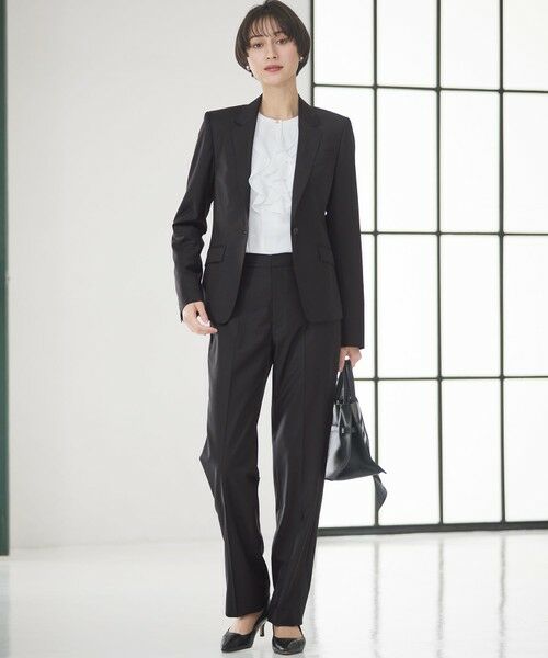 23区 / ニジュウサンク その他パンツ | 【セットアップ着用】ファインネスウール テーパード パンツ | 詳細3