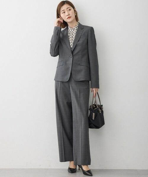 23区 / ニジュウサンク その他パンツ | 【セットアップ着用】ファインネスウール ワイド パンツ | 詳細1