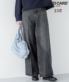 23区 / ニジュウサンク デニムパンツ | 【滝沢眞規子さん着用/RED CARD TOKYO×23区】 センタープレス デニム ワイド パンツ