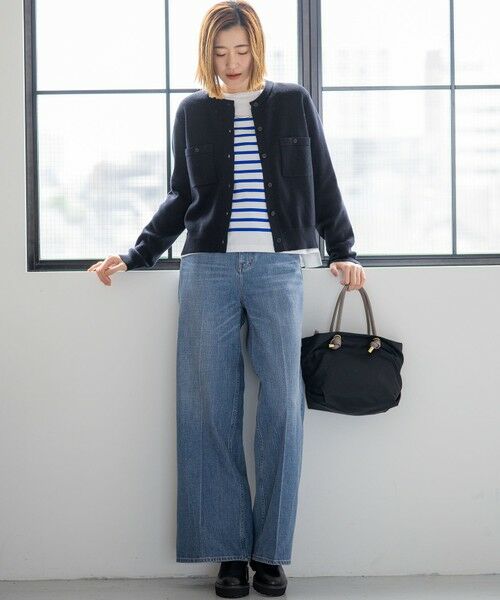 23区 / ニジュウサンク デニムパンツ | 【滝沢眞規子さん着用/RED CARD TOKYO×23区】 センタープレス デニム ワイド パンツ | 詳細14