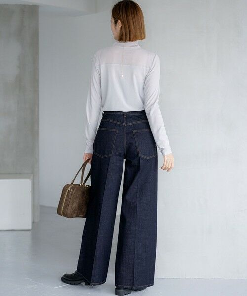 23区 / ニジュウサンク デニムパンツ | 【滝沢眞規子さん着用/RED CARD TOKYO×23区】 センタープレス デニム ワイド パンツ | 詳細28