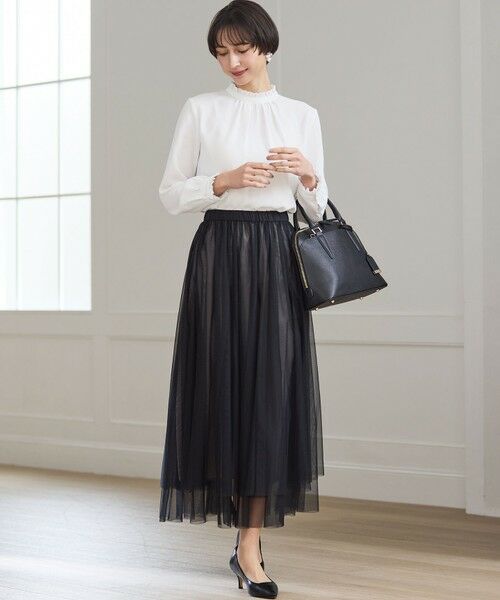 23区 / ニジュウサンク ミニ・ひざ丈スカート | 【洗える】レイヤード チュール スカート | 詳細5