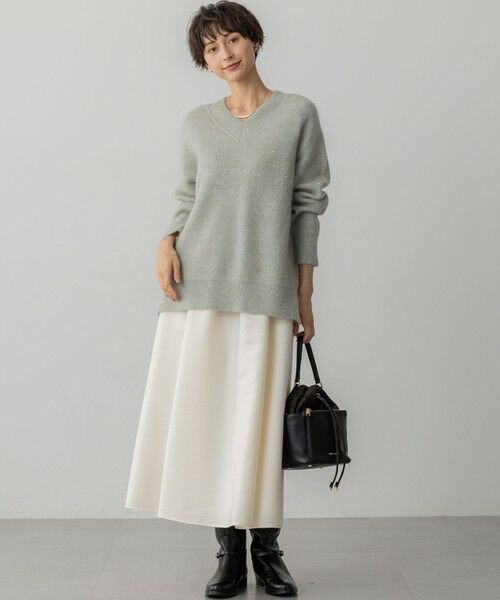 23区 / ニジュウサンク ミニ・ひざ丈スカート | 【洗える】フルーフィーツイル フレア スカート | 詳細5