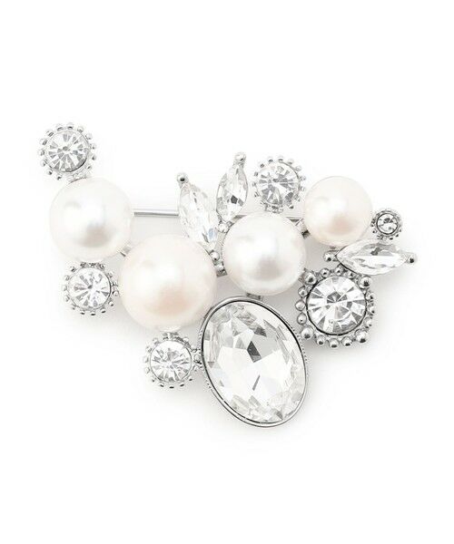 23区 / ニジュウサンク ブローチ・コサージュ | パールMIXトライアングル ブローチ | 詳細4