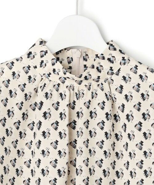 23区 / ニジュウサンク シャツ・ブラウス | モダンアートプリントギャザーブラウス | 詳細5