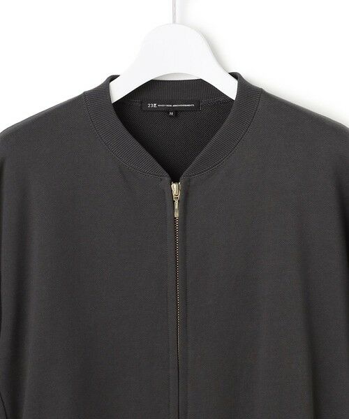 23区 / ニジュウサンク ブルゾン | 【WEB＆一部店舗限定】クリアコットンテリー ダブルジップ ブルゾン | 詳細7