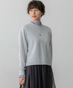 23区 / ニジュウサンク スウェット | 【WEB＆一部店舗限定】クリアコットンテリー ストライプフリル スウェット