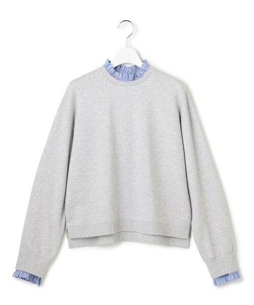 23区 / ニジュウサンク スウェット | 【WEB＆一部店舗限定】クリアコットンテリー ストライプフリル スウェット | 詳細3