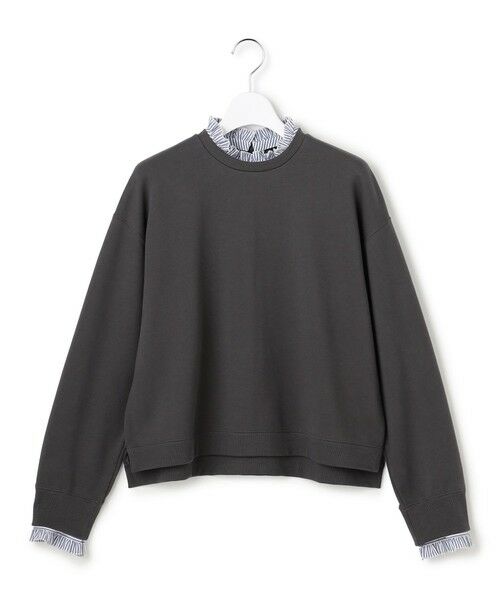 23区 / ニジュウサンク スウェット | 【WEB＆一部店舗限定】クリアコットンテリー ストライプフリル スウェット | 詳細15