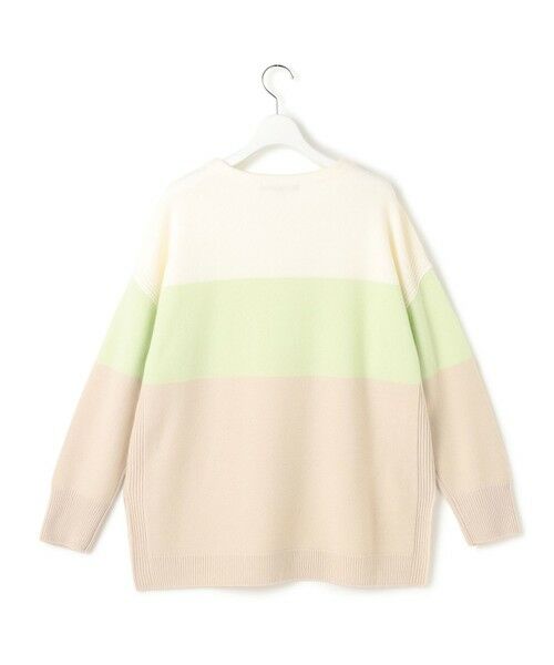 23区 / ニジュウサンク ニット・セーター | 【洗える】ウールカシミヤ カラーブロック チュニック ニット | 詳細15