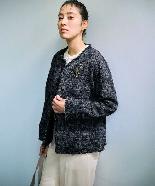 23区 / ニジュウサンク カーディガン・ボレロ | 【滝沢眞規子さん着用/Oggi掲載】コットンカシミヤ ポケット カーディガン | 詳細4