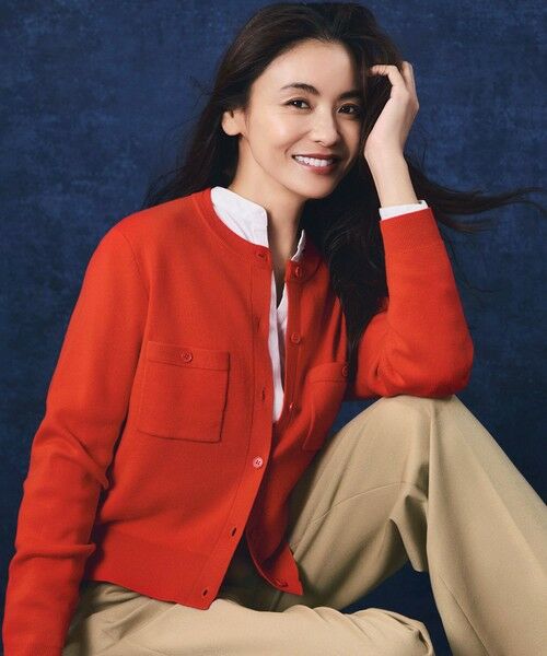 23区 / ニジュウサンク カーディガン・ボレロ | 【滝沢眞規子さん着用】コットンカシミヤ ポケット カーディガン | 詳細4