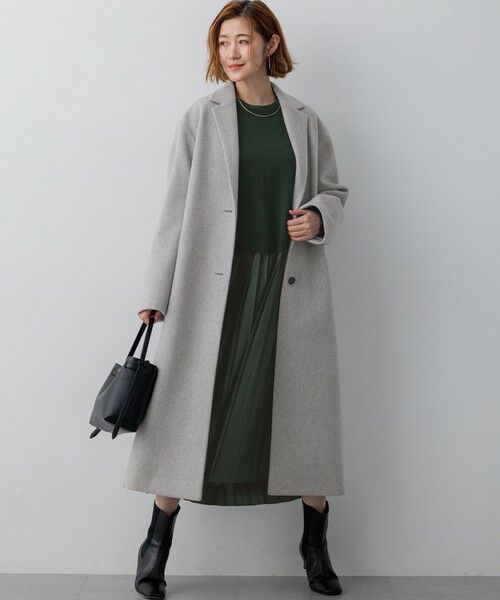 23区 / ニジュウサンク その他アウター | 【WEB&一部店舗限定】ウールモッサ チェスターコート | 詳細10