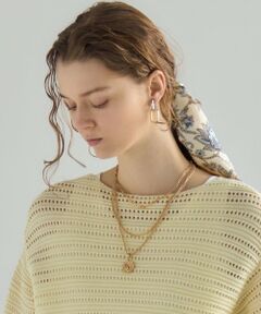 23区 / ニジュウサンク ネックレス・ペンダント・チョーカー | 3連チェーン コイン ネックレス