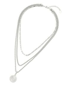 23区 / ニジュウサンク ネックレス・ペンダント・チョーカー | 3連チェーン コイン ネックレス