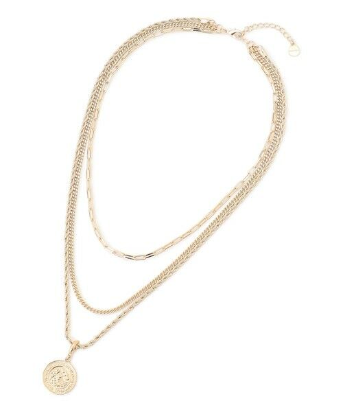 23区 / ニジュウサンク ネックレス・ペンダント・チョーカー | 3連チェーン コイン ネックレス | 詳細4