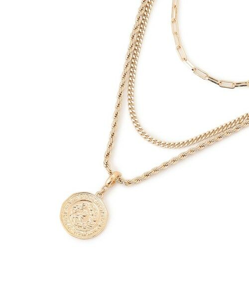 23区 / ニジュウサンク ネックレス・ペンダント・チョーカー | 3連チェーン コイン ネックレス | 詳細5