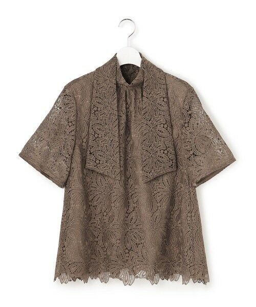 23区 / ニジュウサンク シャツ・ブラウス | 【APPLAUDIR】Brocheリボンブーケレース ブラウス | 詳細4
