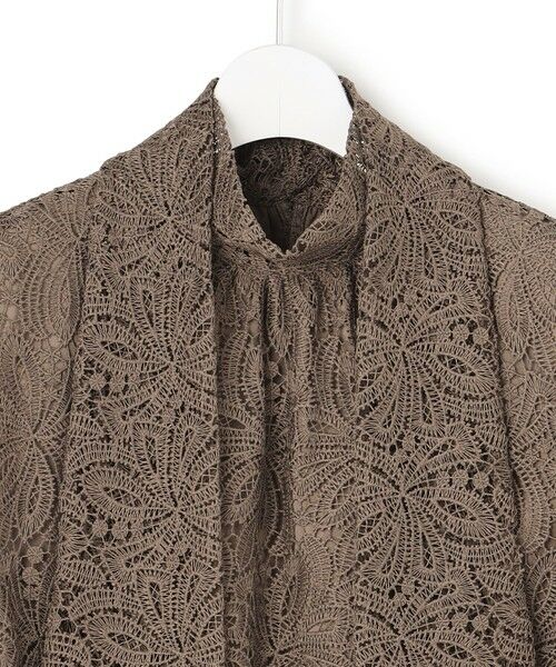 23区 / ニジュウサンク シャツ・ブラウス | 【APPLAUDIR】Brocheリボンブーケレース ブラウス | 詳細6