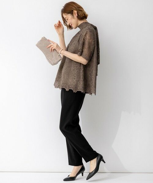 23区 / ニジュウサンク シャツ・ブラウス | 【APPLAUDIR】Brocheリボンブーケレース ブラウス | 詳細3