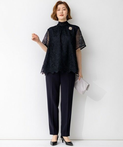 23区 / ニジュウサンク シャツ・ブラウス | 【APPLAUDIR】Brocheリボンブーケレース ブラウス | 詳細12