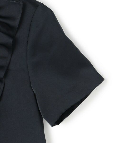 23区 / ニジュウサンク シャツ・ブラウス | 【APPLAUDIR】クリアダブルサテン フリルデザイン ブラウス | 詳細8