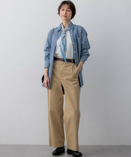 23区 / ニジュウサンク シャツ・ブラウス | ライトダンガリー デニムシャツ | 詳細5