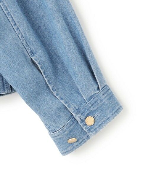 23区 / ニジュウサンク シャツ・ブラウス | ライトダンガリー デニムショートシャツ | 詳細17