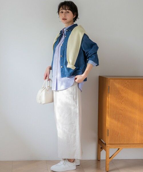 23区 / ニジュウサンク シャツ・ブラウス | ライトダンガリー デニムショートシャツ | 詳細24