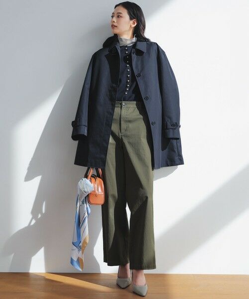 23区 / ニジュウサンク ステンカラーコート | エアータンブラー TCギャバジン ステンカラー コート | 詳細18