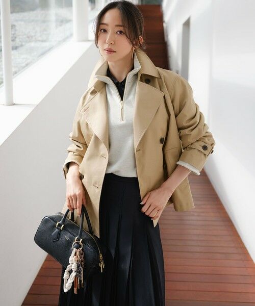 23区 / ニジュウサンク その他アウター | エアータンブラー TCギャバジン ハーフ コート | 詳細5