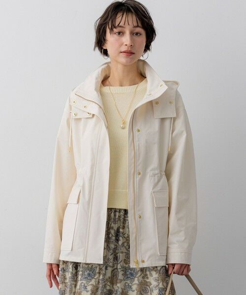 23区 / ニジュウサンク ブルゾン | マットエアリータフタ 2WAY ブルゾン（アイボリー系）