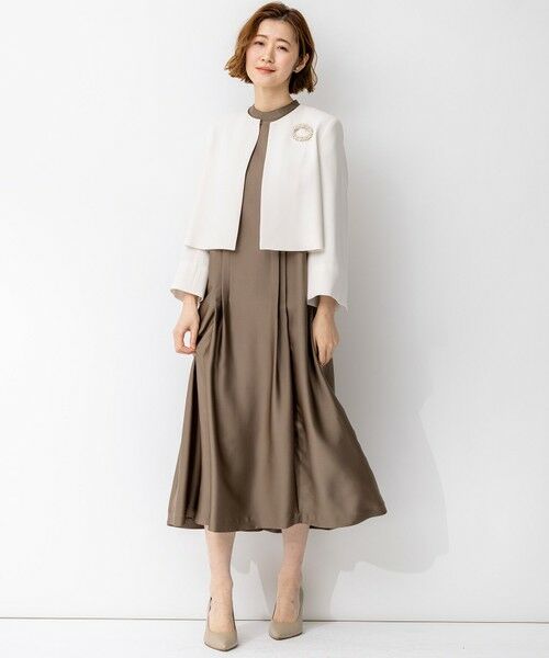 23区 / ニジュウサンク その他アウター | 【APPLAUDIR】クリアジョーゼット コンパクトタックジャケット | 詳細6